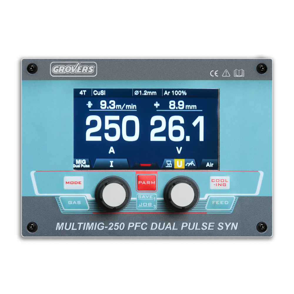Grovers MultiMIG 250 LCD PFC Dual Pulse Syn