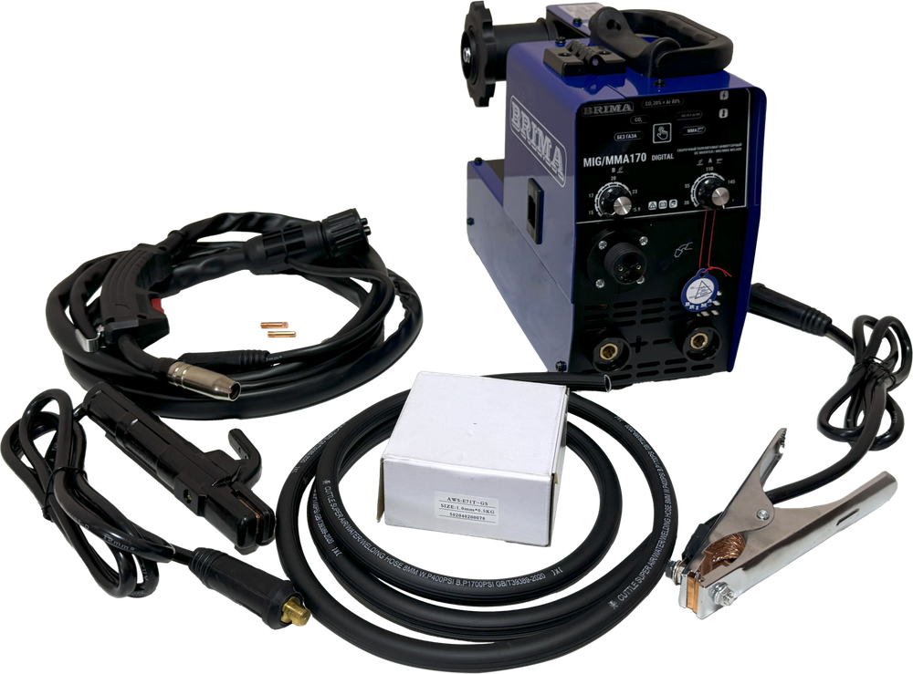 ПОЛУАВТОМАТ MIG/MMA170 DIGITAL BRIMA
