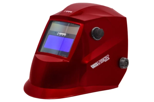 Маска сварщика КЕДР (В РАЗОБР.ВИДЕ) "К-102 PRIME", красная