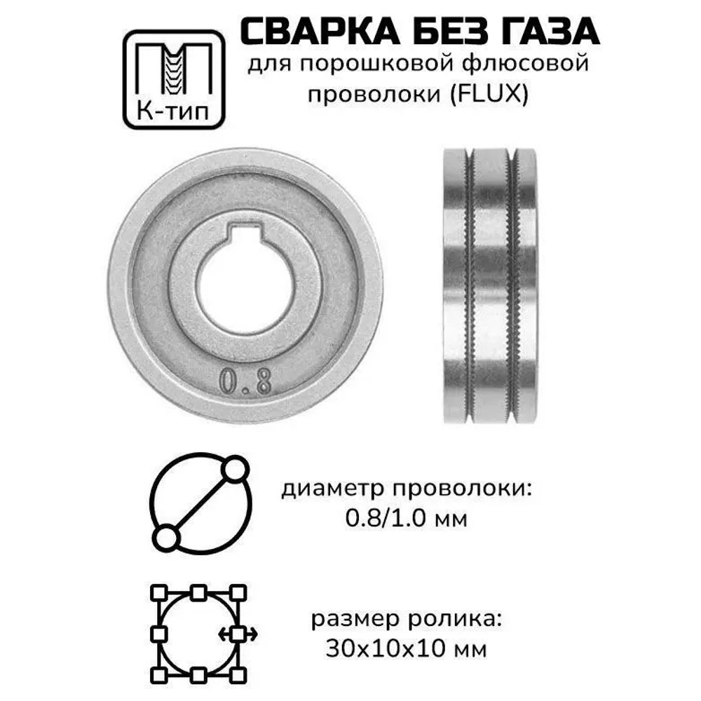 Ролик 30х10х10 к установке MIG/MMA/CUT/TIG 200 DIGITAL