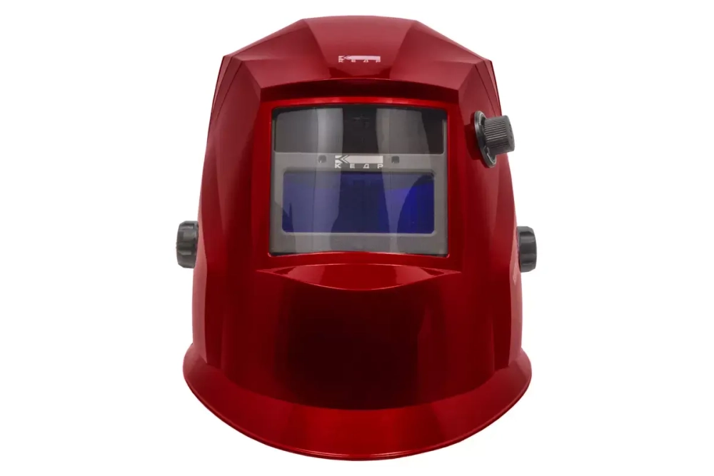 Маска сварщика КЕДР (В РАЗОБР.ВИДЕ) "К-102 PRIME", красная