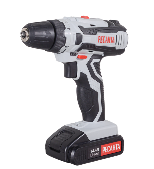 Дрель-шуруповерт аккумуляторная ДА-14-2ЛК Ресанта