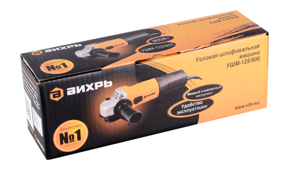 Угловая шлифмашина (болгарка) ВИХРЬ УШМ-125/900