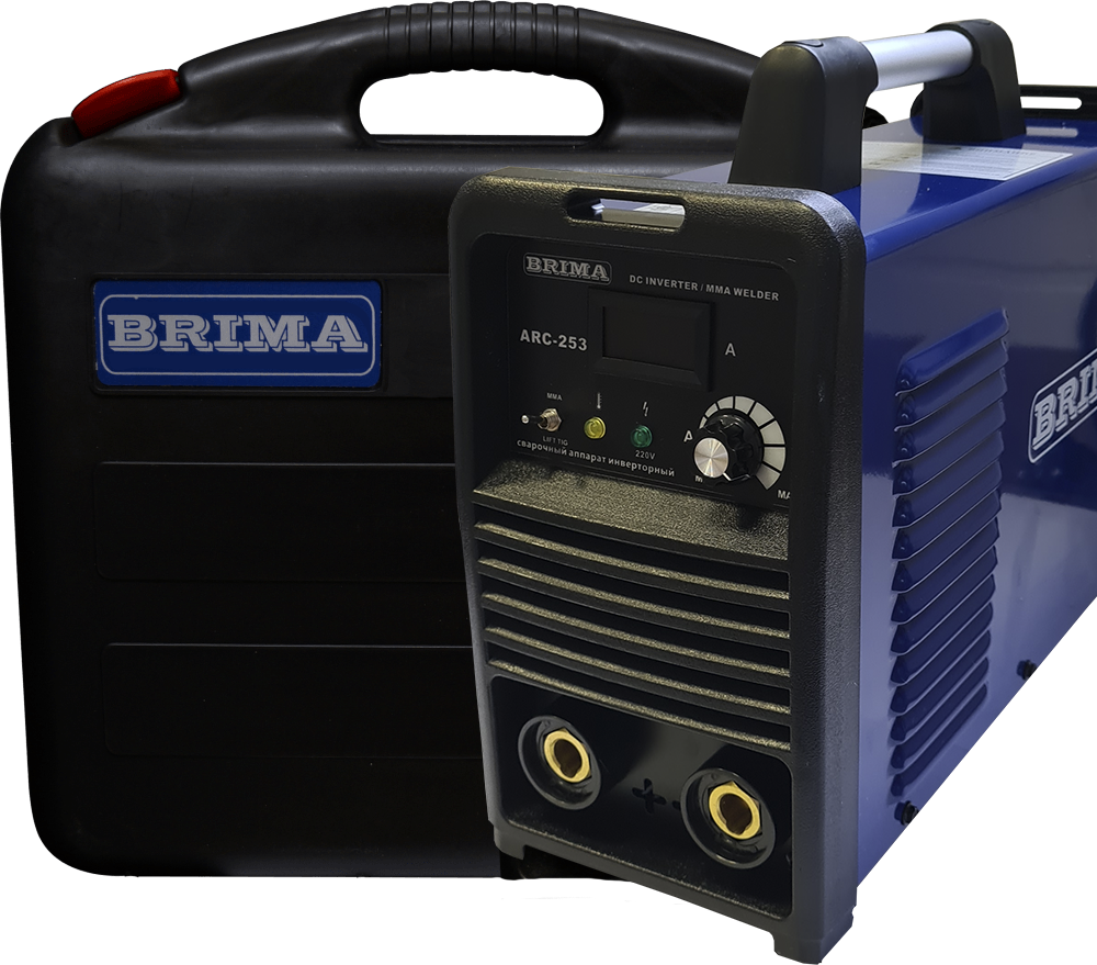 Аппарат инверторный BRIMA PROFESSIONAL ARC-253 (220В) в кейсе