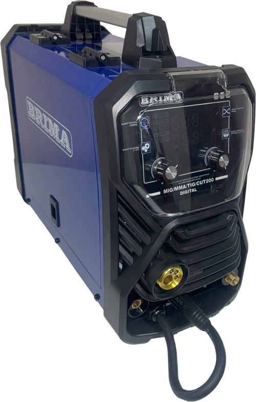 МНОГОФУНКЦИОНАЛЬНАЯ ИНВЕРТОРНАЯ УСТАНОВКА BRIMA MIG/MMA/CUT/TIG 200 DIGITAL