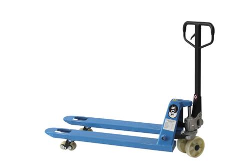 Тележка гидравлическая 2500 кг 1150 мм нейлоновые колеса TOR RHP(BF)
