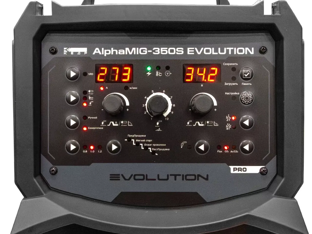 Источник сварочный КЕДР AlphaMIG-350S EVOLUTION (30–350А, 400В)