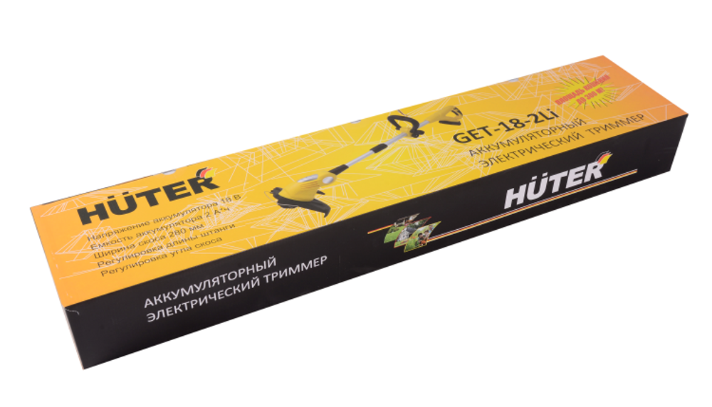 Триммер аккумуляторный GET-18-2Li Huter
