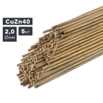 Пруток сварочный TIG, латунь (CuZn40), Ø 2,0 мм, 5 кг