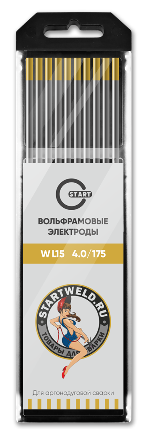 Вольфрамовый электрод WL 15 4,0/175 (золотой) WL1540175
