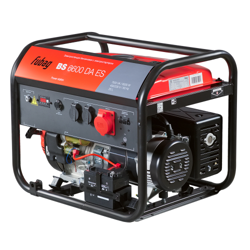 FUBAG Бензиновый генератор (трехфазный) с электростартером и коннектором автоматики BS 6600 DA ES