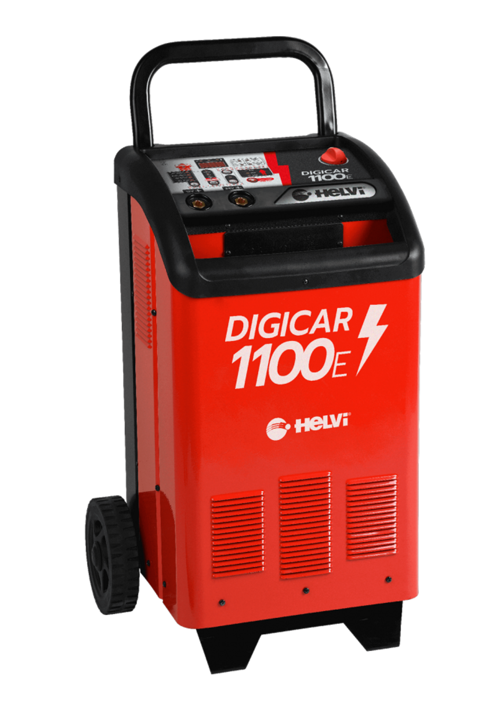 HELVI DIGICAR 1100E. Устройство с цифровым управлением для пуско-зарядки аккумуляторных батарей