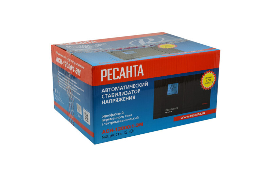 Стабилизатор напряжения РЕСАНТА АСН-12000/1-ЭМ