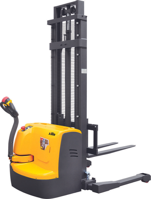 Штабелер самоходный 1,5 т 4,5 м XILIN CTDR15-III Li-ion раздвижные вилы и опоры (сопровождаемый)