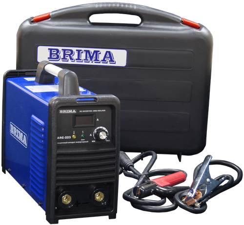 Аппарат инверторный BRIMA PROFESSIONAL ARC-223 (220В) в кейсе