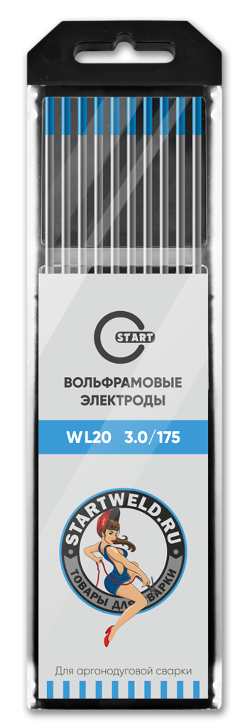 Вольфрамовый электрод WL 20 3,0/175 (голубой) WL2030175