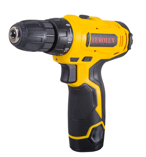 Дрель-шуруповерт аккумуляторная Eurolux ДА-12/2Li