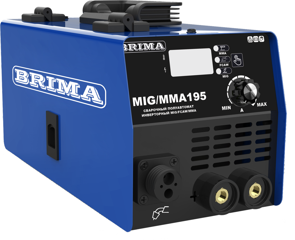 ПОЛУАВТОМАТ MIG/MMA-195 DIGITAL "BRIMA"
