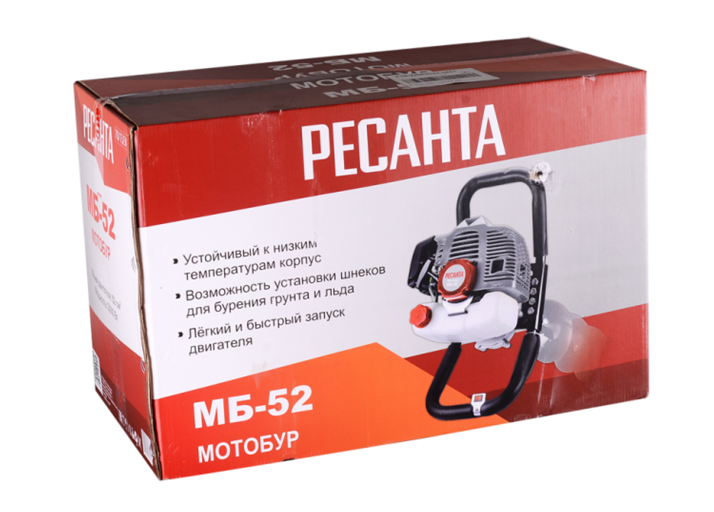 Мотобур МБ-52 Ресанта
