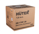 Двигатель бензиновый GE-170F-20 HUTER