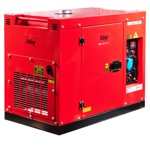 FUBAG Дизельный генератор с электростартером и коннектором автоматики DS 6500 AC ES (кожух)