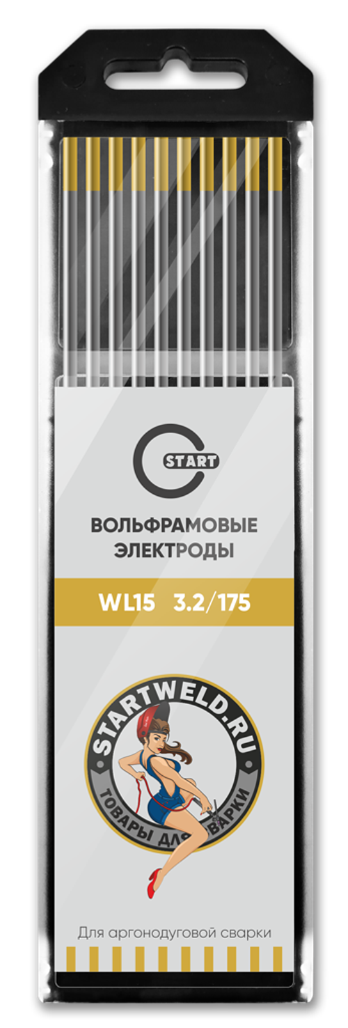 Вольфрамовый электрод WL 15 3,2/175 (золотой) WL1532175