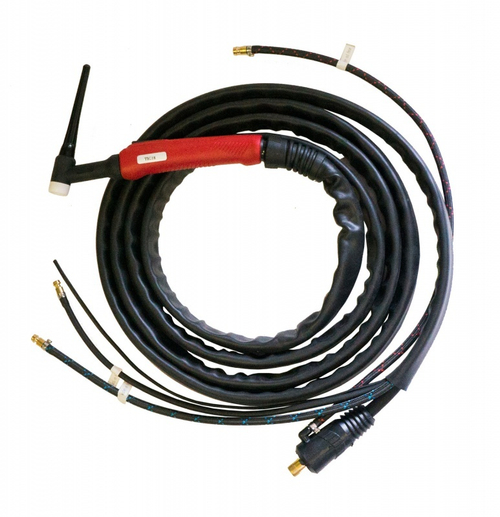 Горелка TIG 18 320A (100%), Trak-50MMQ, газ-б/р, вода б/р, с упр. разъёмами 2-3-5pin, 4m