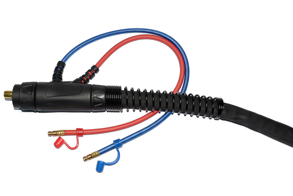 Горелка сварочная с жидкостным охлаждением HUGONG MIG/MAG HG50-500А-4м. / MIG Torch HG50 water cooled-4m