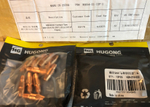Наконечник контактный токосъемный MB36/50, M8x30x0,8mm.(ECu) (упак. 10 шт.) / MB36/50 Contact Tips M8x30x0.8(.030") (Ecu)