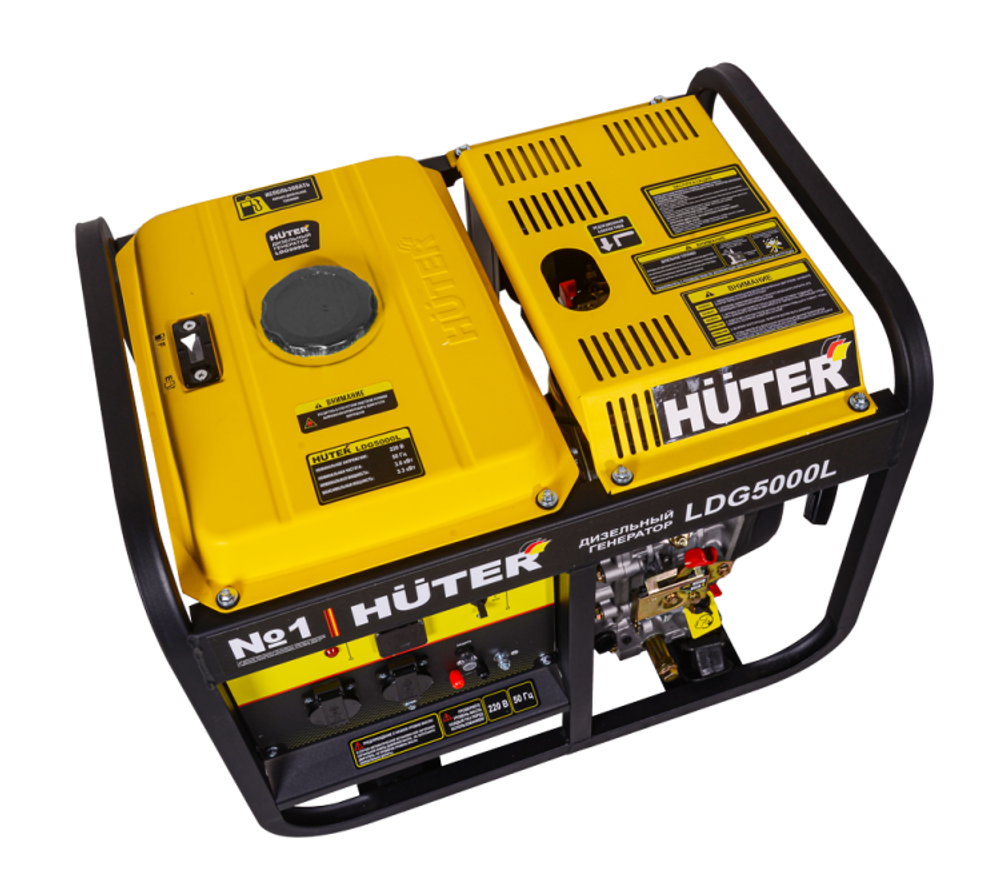 Электрогенератор дизельный LDG 5000L Huter KEM069
