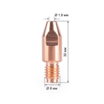 Наконечник FoxWeld M8х30х1.6 (140.0587/MD0005-16, пр-во FoxWeld/КНР)
