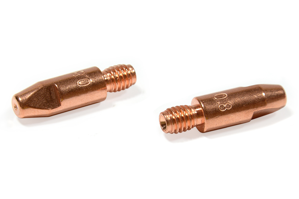 Наконечник контактный токосъемный MB 24, 0,8 мм. (упак. 10 шт.) / MB24 Contact Tip 0.8mm(.030'') Ecu