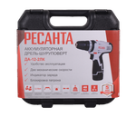 Дрель-шуруповерт аккумуляторная ДА-12-2ЛК Ресанта
