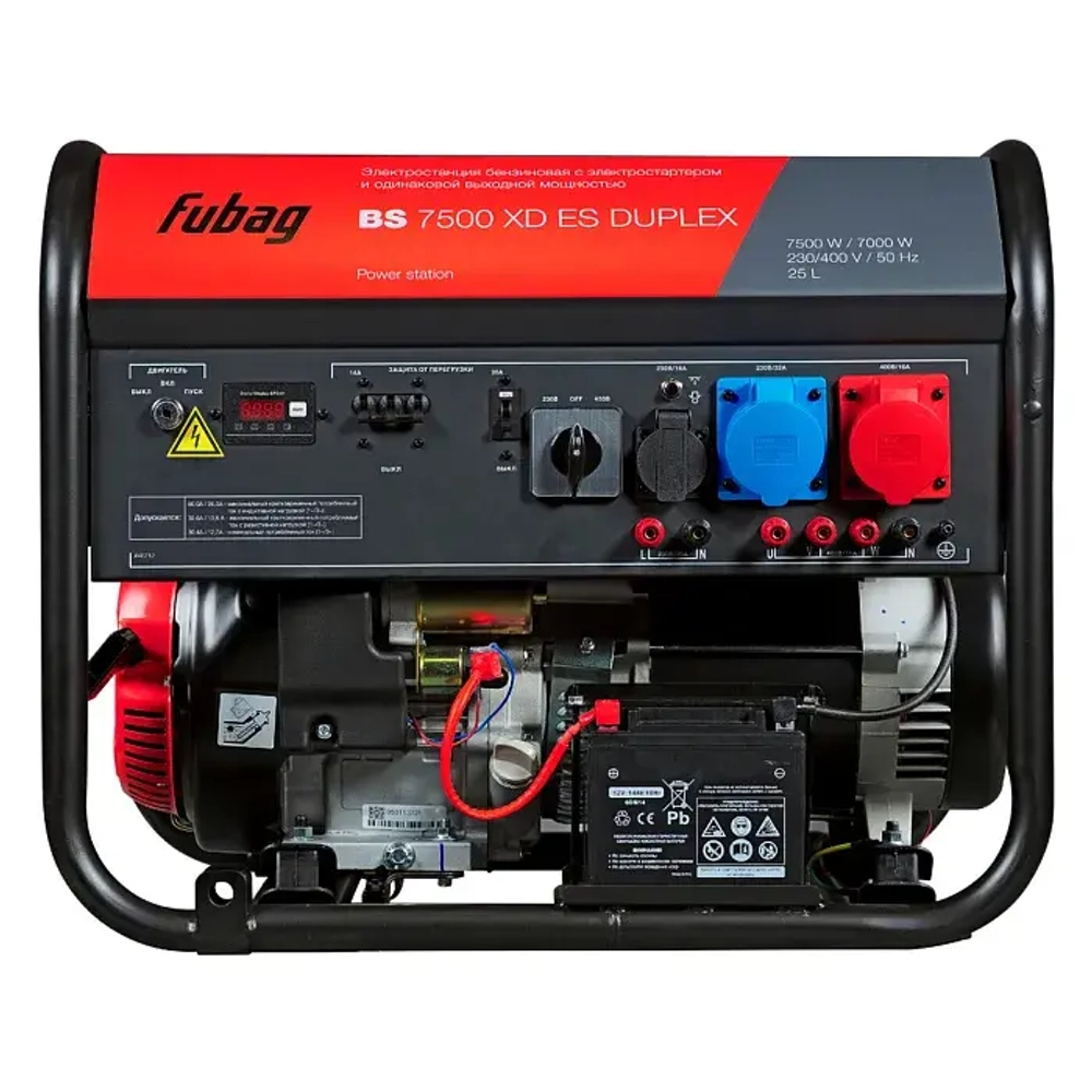 Бензиновый генератор FUBAG BS 7500 XD ES DUPLEX