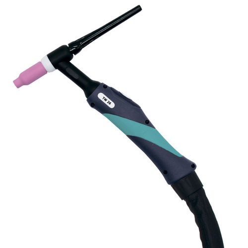 Горелка TW 26 4m leather (OKC35x50 / 2pin / Gas б/р), кожанная оплетка рукава