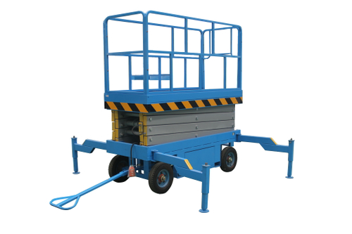 Подъемник ножничный передвижной 1500 кг 10/12 м TOR SJY-1,5-10 AC 380В сетевой (Y)