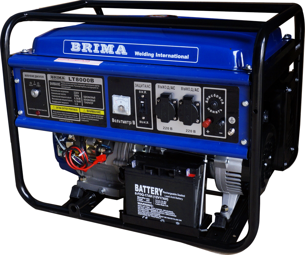 Электрогенератор BRIMA LT 8000B