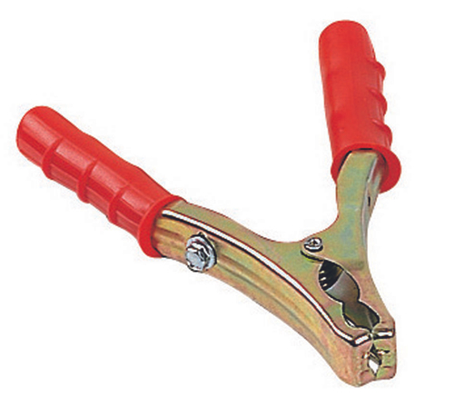 Массовый зажим (804174) красный Telwin