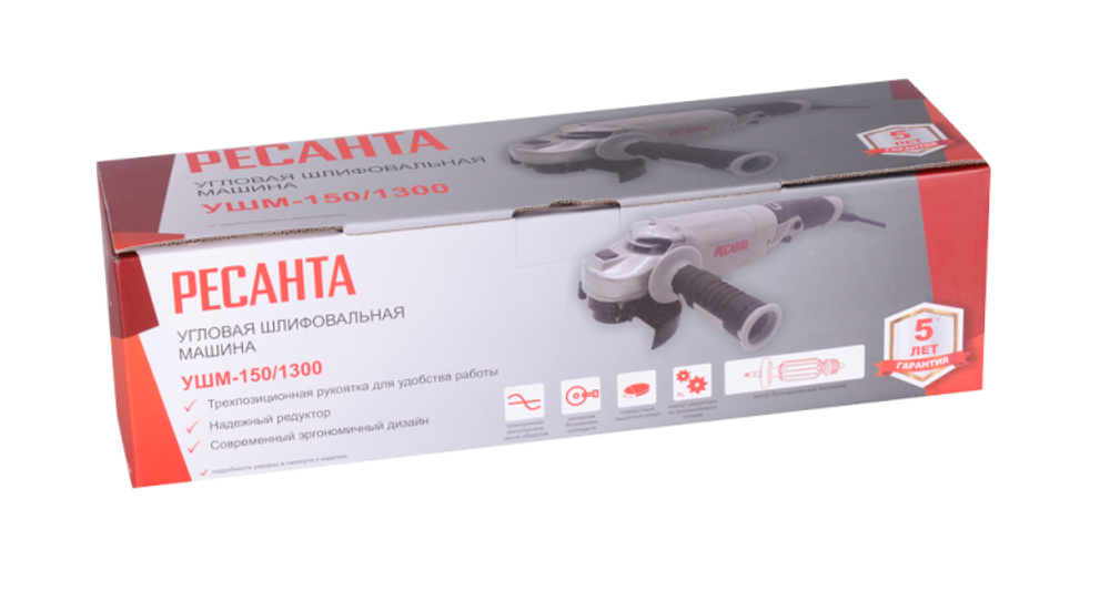 Углошлифовальная машина УШМ-150/1300 Ресанта (болгарка)