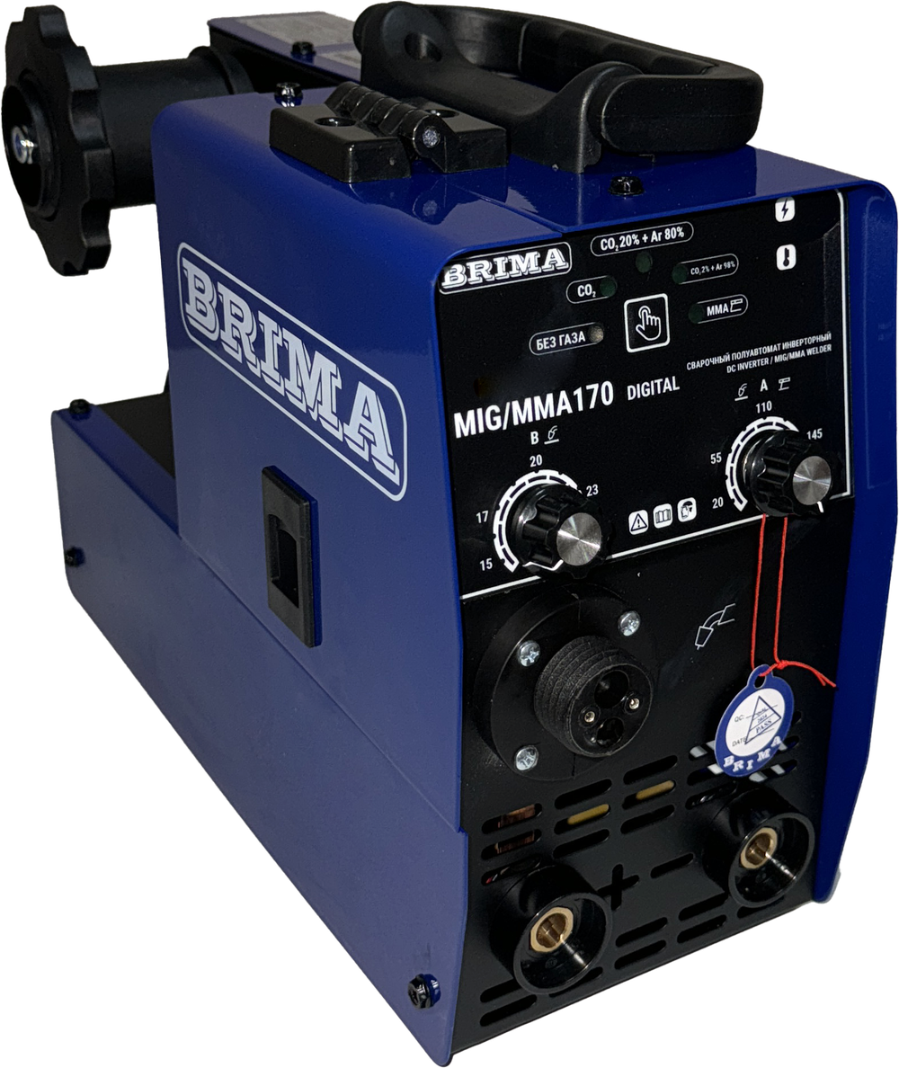 ПОЛУАВТОМАТ MIG/MMA170 DIGITAL BRIMA