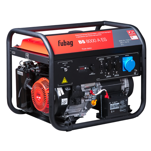 FUBAG Бензиновый генератор с электростартером и коннектором автоматики BS 8000 A ES
