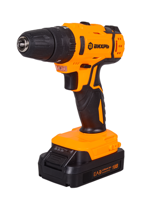 Дрель-шуруповерт ВИХРЬ ДА-18Л-2КУ
