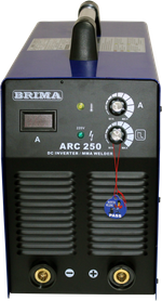 Аппарат инверторный BRIMA ARC-250 (220В) с НАКС