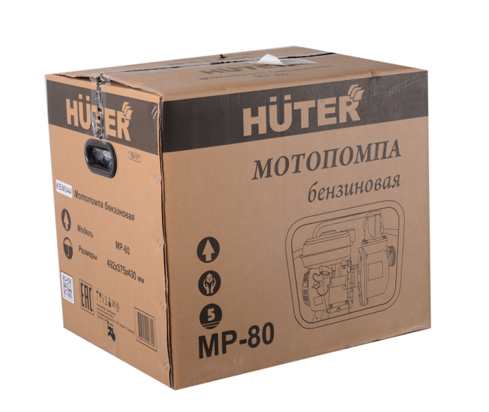 Мотопомпа HUTER MP-80
