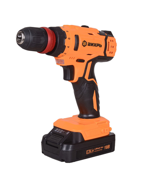 Дрель-шуруповерт аккумуляторная Вихрь ДА-18Л-2КC