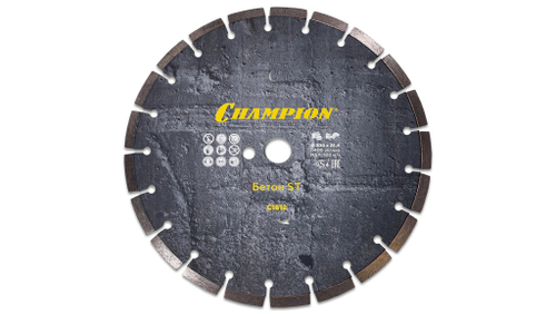 Диск алмазный CHAMPION бетон ST Concremax, С1612