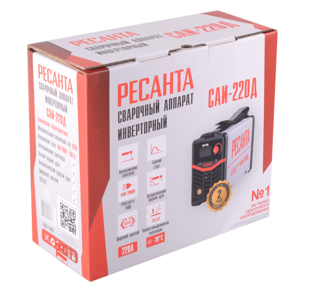 Сварочный аппарат инверторный Ресанта САИ-220Д