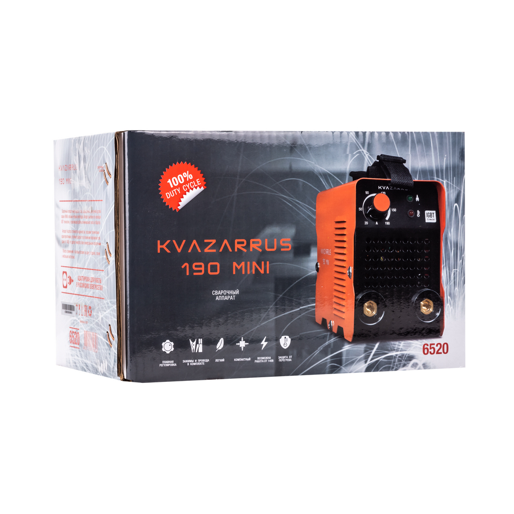 Сварочный аппарат KVAZARRUS 190 mini