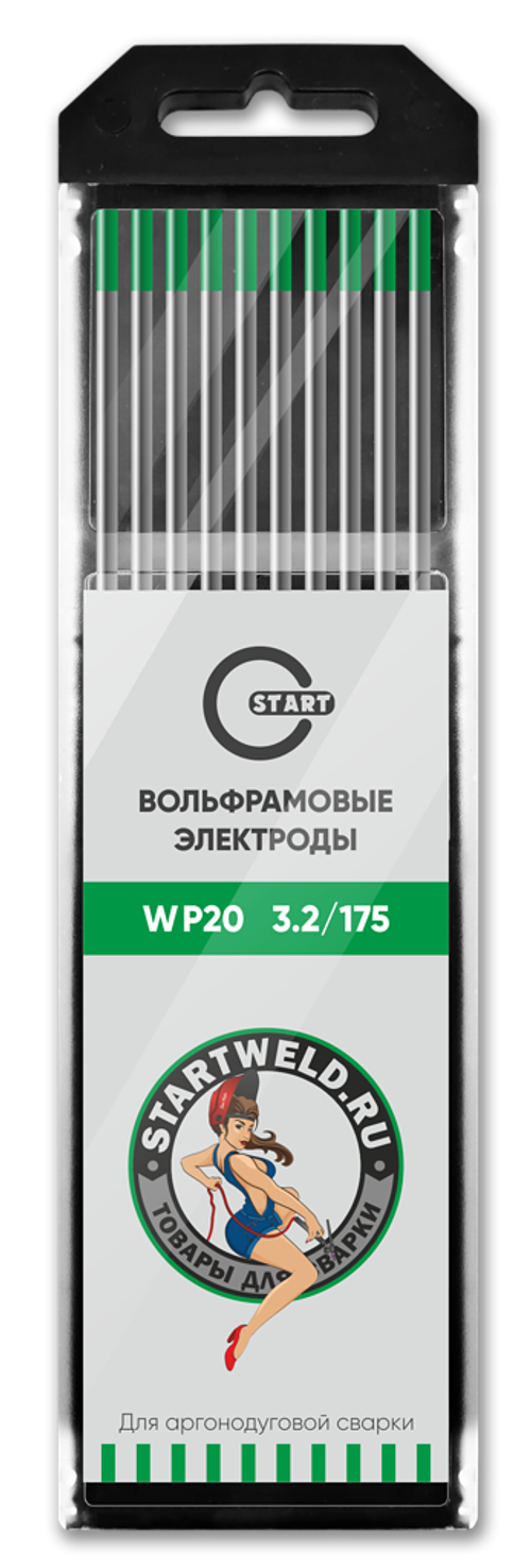 Вольфрамовый электрод WP 3,2/175 (зеленый) WP2032175