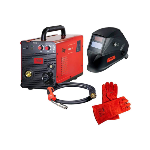 FUBAG Сварочный полуавтомат IRMIG 180 (31 432) + Горелка FB 250 3m ( FB 250 Ergo 3m) (38443) + Маска сварщика Хамелеон IR 9-13N S (38072) + Сварочные краги на подкладке красные FWGN 10R (641180)